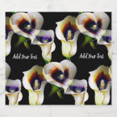 崇高な水の色アルムカラユリ – 混合メッド スパークリングワインラベル (シングルラベル)