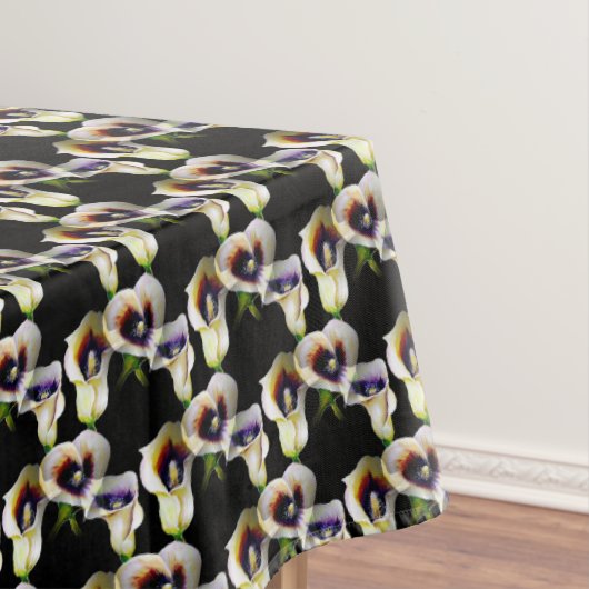 崇高な水の色アルムカラユリ – 混合メッド テーブルクロス (インサイチュ)