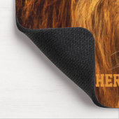 崇高な獅子写真 マウスパッド (コーナー)