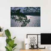 崖からの眺め ポスター (ホームオフィス)