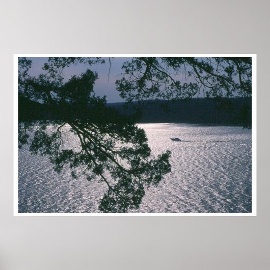 崖からの眺め ポスター (正面)