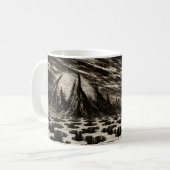 崖と山のマグカップ コーヒーマグカップ (正面左)