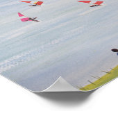 崖と湾 ポスター (角)