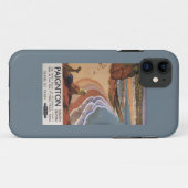 崖に見ているイギリスの鉄道の女の子 Case-Mate iPhoneケース (裏面(横))