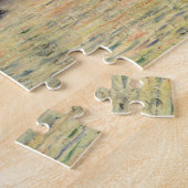 崖のエトレタ、クロード・モネによる夕焼け ジグソーパズル (側面)