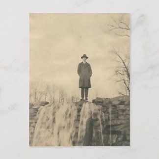 崖の上の男 ポストカード