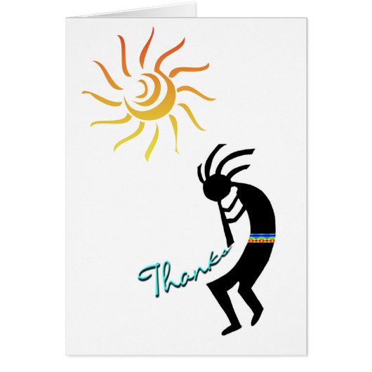 崖の住人、ココペリのネイティブアメリカンのフルート (正面)