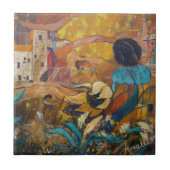 崖の住人 タイル (正面)