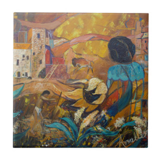 崖の住人 タイル