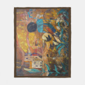 崖の住人 フリースブランケット (正面)