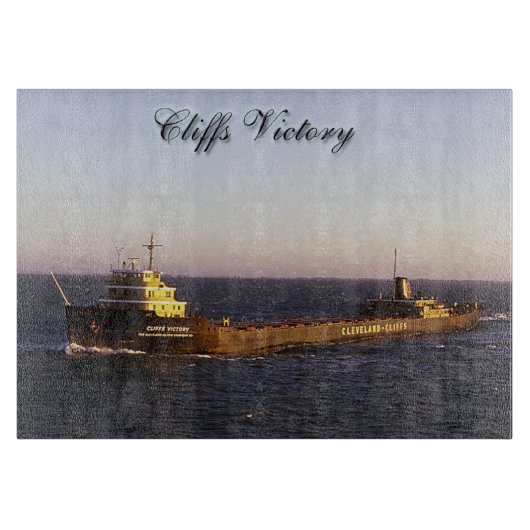 崖の勝利切断板 カッティングボード (正面)