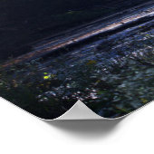 崖の水辺ポスター ポスター (角)