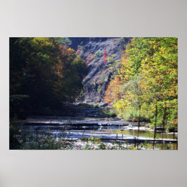 崖の水辺ポスター ポスター