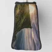 崖の端に立っている人々のグループPatter ゴルフヘッドカバー (回転90)