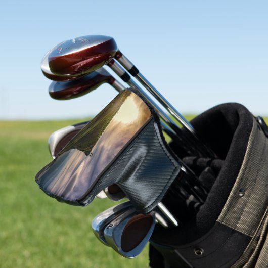 崖の端に立っている人々のグループPatter ゴルフヘッドカバー (インサイチュ)