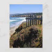 崖の端のフェンス 案内ポストカード (正面)