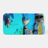 崖の聖域を航行する帆船アート Case-Mate iPhoneケース (裏面(横))