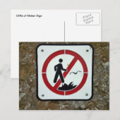 崖の葉書から秋を取り除かない ポストカード (正面/裏面)