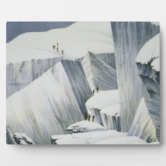 崖を登ること「登りの物語」 フォトプラーク (正面)