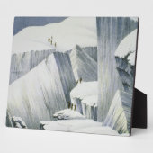 崖を登ること「登りの物語」 フォトプラーク (側面)