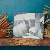 崖を登ること「登りの物語」 フォトプラーク (側面)