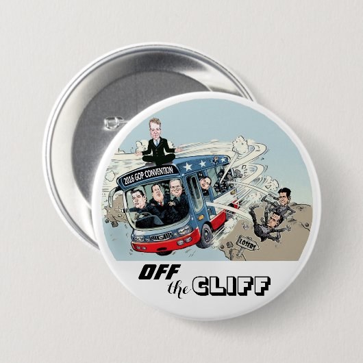崖を離れて! 缶バッジ (正面&裏面)