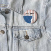 崖ボタンに 缶バッジ (インサイチュ)