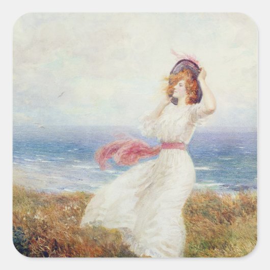 崖吹の上 スクエアシール (正面)