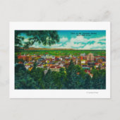 崖道からのビジネス地区の眺め ポストカード (正面)