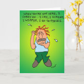 崩れて下さい カード (黄色い花)