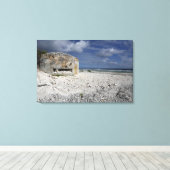 崩れ落ちるバンカー キャンバスプリント (インサイチュ (ウッドフロア))