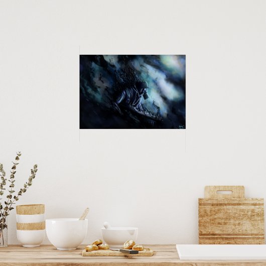 崩壊させる ポスター (キッチン)