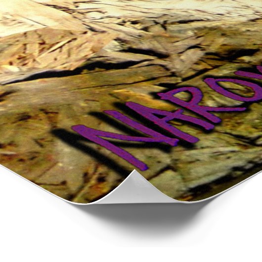 崩壊した町 ポスター (角)