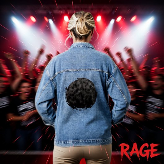 崩壊する信号 デニムジャケット