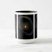 崩壊する超新星と広がるリングのマグカップ マグカップ (中央)