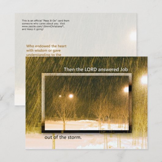 嵐から ポストカード (正面/裏面)