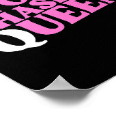 嵐がクイーンストームおもしろいチェザーキュート流星追い ポスター (角)