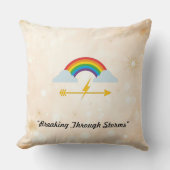 「嵐が光に入る」 クッション (正面)