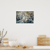 . .嵐が奇跡的に連絡静まった ポスター (キッチン)