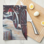 嵐が素晴らし吹きすさぶ キッチンタオル (四つ折り)