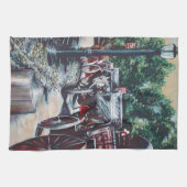 嵐が素晴らし吹きすさぶ キッチンタオル (横)