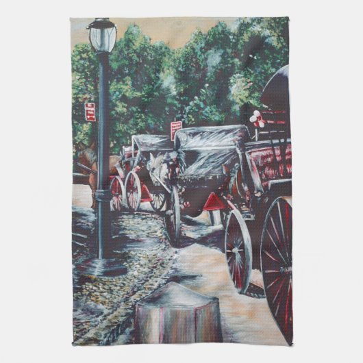 嵐が素晴らし吹きすさぶ キッチンタオル (縦)