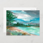 嵐が近づいている ポストカード (正面/裏面)