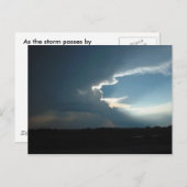 嵐が通り過ぎる時 ポストカード (正面/裏面)
