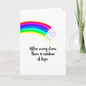 嵐が降り注ぐたびに希望の戦士が現れた後 カード (正面)