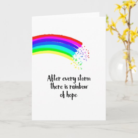 嵐が降り注ぐたびに希望の戦士が現れた後 カード (黄色い花)