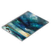 嵐で海 | ノートブックのジャーナル ノートブック (左側)