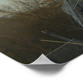 嵐で破損した穀物ビン ポスター (角)