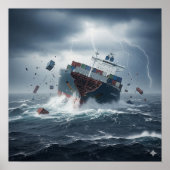 嵐で難破する ポスター (正面)