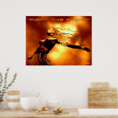 嵐と戦う ポスター (キッチン)